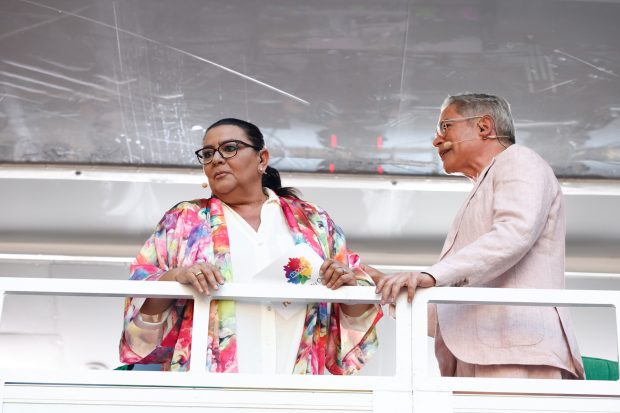 María del Monte y Boris Izaguirre en el Orgullo / Gtres