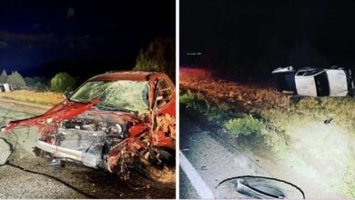 Venado ocasiona choque de frente entre dos vehículos en el condado Iron