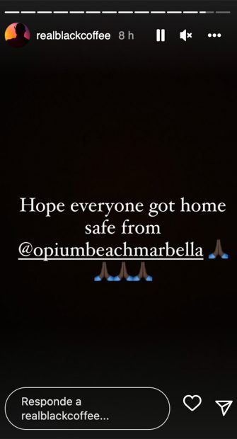 Storie de Black Coffee / Instagram