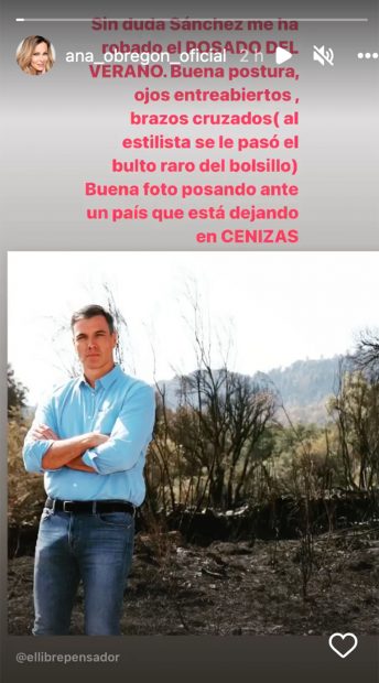 Storie de Ana Obregón / Instagram