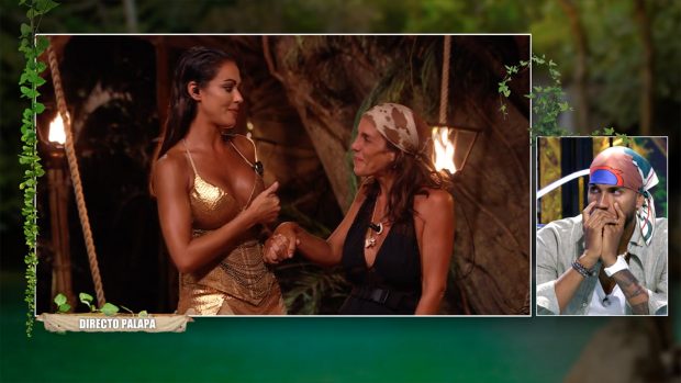 Anabel Pantoja y Lara Álvarez en 'Supervivientes' / Telecinco