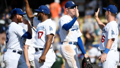 Dodgers derrotan a Gigantes 7-4, y barren la serie de cuatro juegos