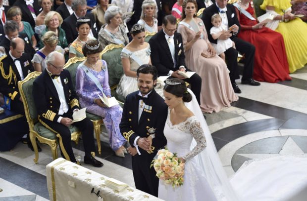 Carlos Felipe y Sofía de Suecia el día de su boda / Gtres