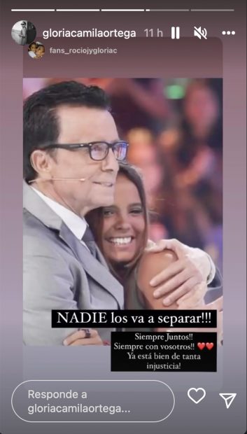 Storie de Gloria Camila / Instagram