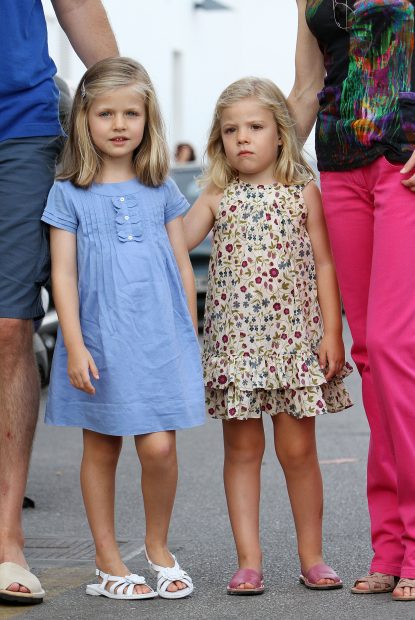 Leonor y Sofía en Mallorca 2011 / Gtres