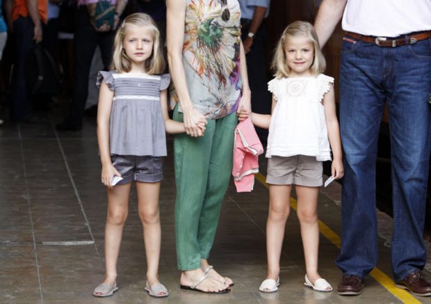 Leonor y Sofía en Mallorca 2012 / Gtres