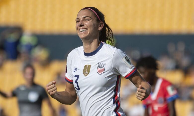 3-0: 'Doblete' de Alex Morgan en el debut de Estados Unidos