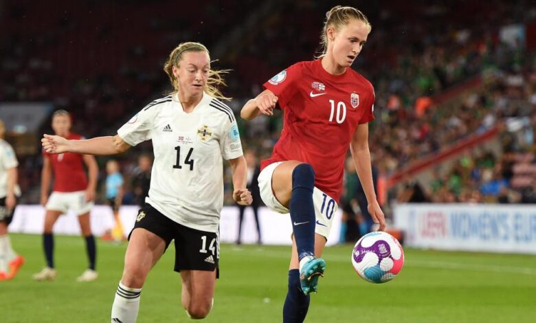 4-1. Noruega presenta credenciales triturando a Irlanda del Norte