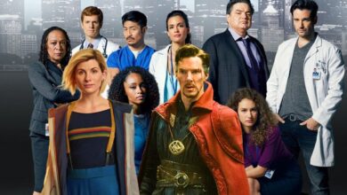 AI Art imagina al Doctor Who conociendo al Doctor Strange en Chicago Med