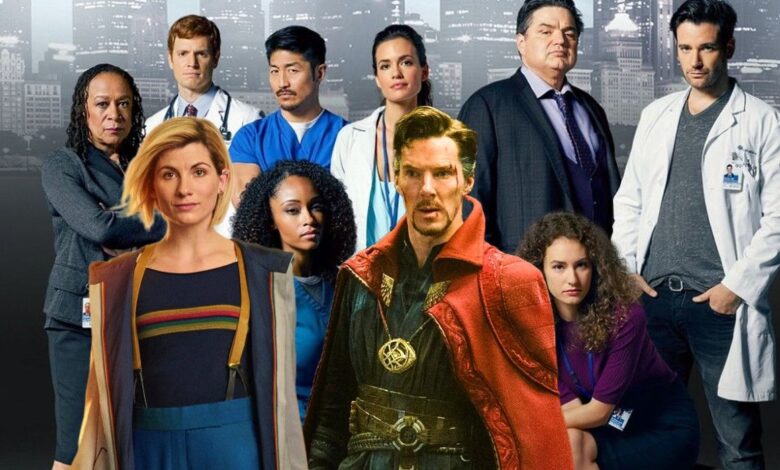 AI Art imagina al Doctor Who conociendo al Doctor Strange en Chicago Med