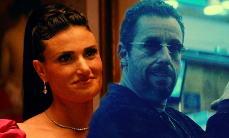 Adam Sandler e Idina Menzel fichan por la nueva comedia de Netflix sobre Happy Madison
