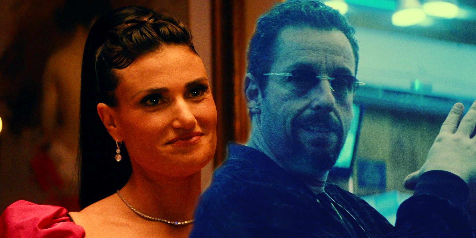 Adam Sandler e Idina Menzel fichan por la nueva comedia de Netflix sobre Happy Madison