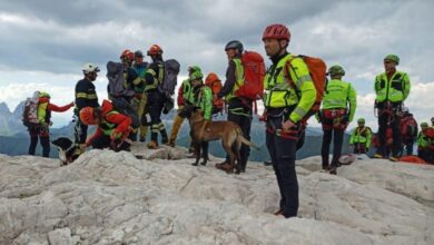 Ajustan a cinco el número de desaparecidos por derrumbe de glaciar en los Alpes