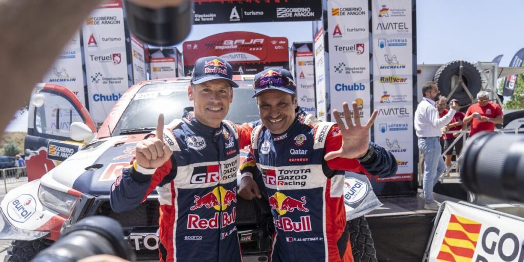 Al Attiyah hace repóquer en la Baja España Aragón