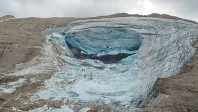 Al menos seis mueren en el derrumbe de un glaciar en los Dolomitas de Italia