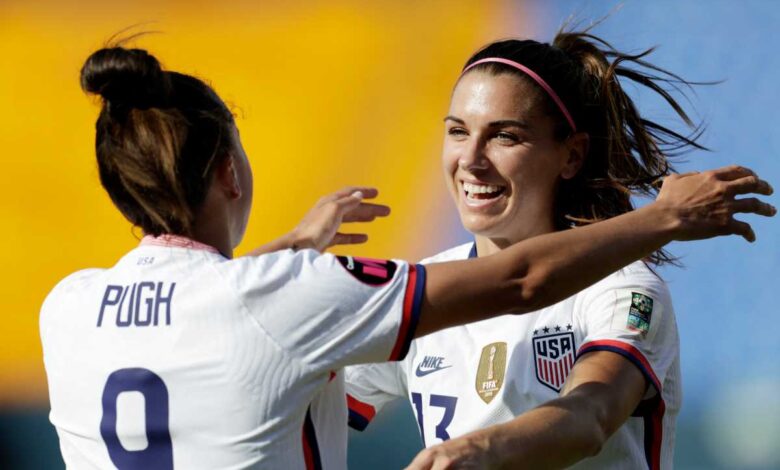 Alex Morgan comanda goliza de EU frente a Haití en el Premundial de Monterrey | Fotos