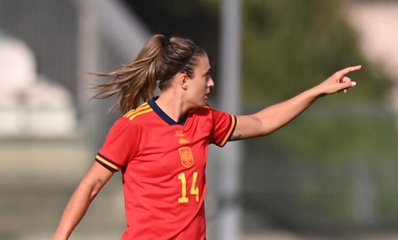 Alexia Putellas, primera futbolista con 100 partidos como internacional