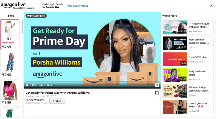 Amazon apuesta por los influencers para impulsar las ventas del Prime Day