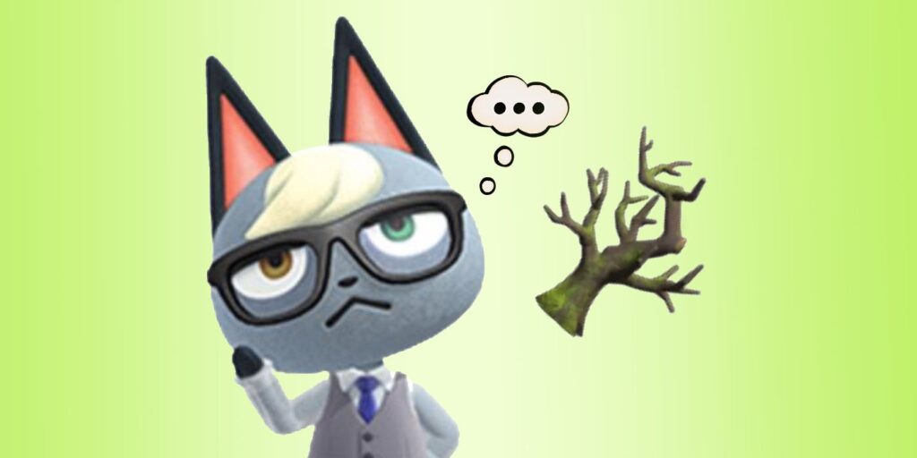 Árbol podrido de ACNH y otros artículos que los aldeanos no guardarán en sus hogares