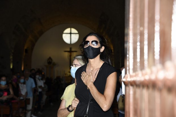 Paz Padilla en el funeral de Antonio Vidal / Gtres