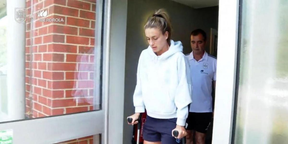 Así levanta el ánimo Iniesta a Alexia