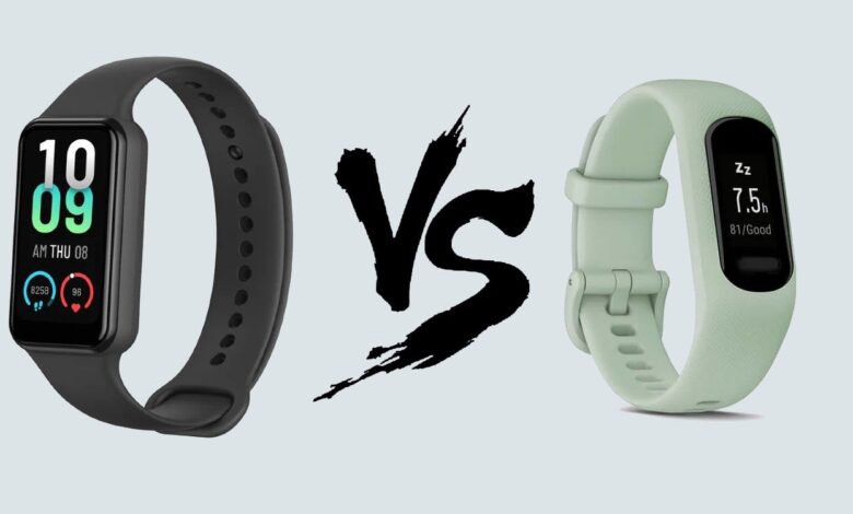 Banda Amazfit 7 vs. Garmin Vivosmart 5: ¿Deberías gastar $50 o $150?