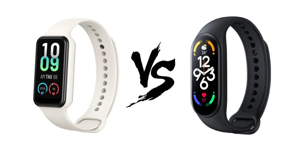 Banda Amazfit 7 vs.  Xiaomi Mi Band 7: rastreadores de fitness baratos comparados