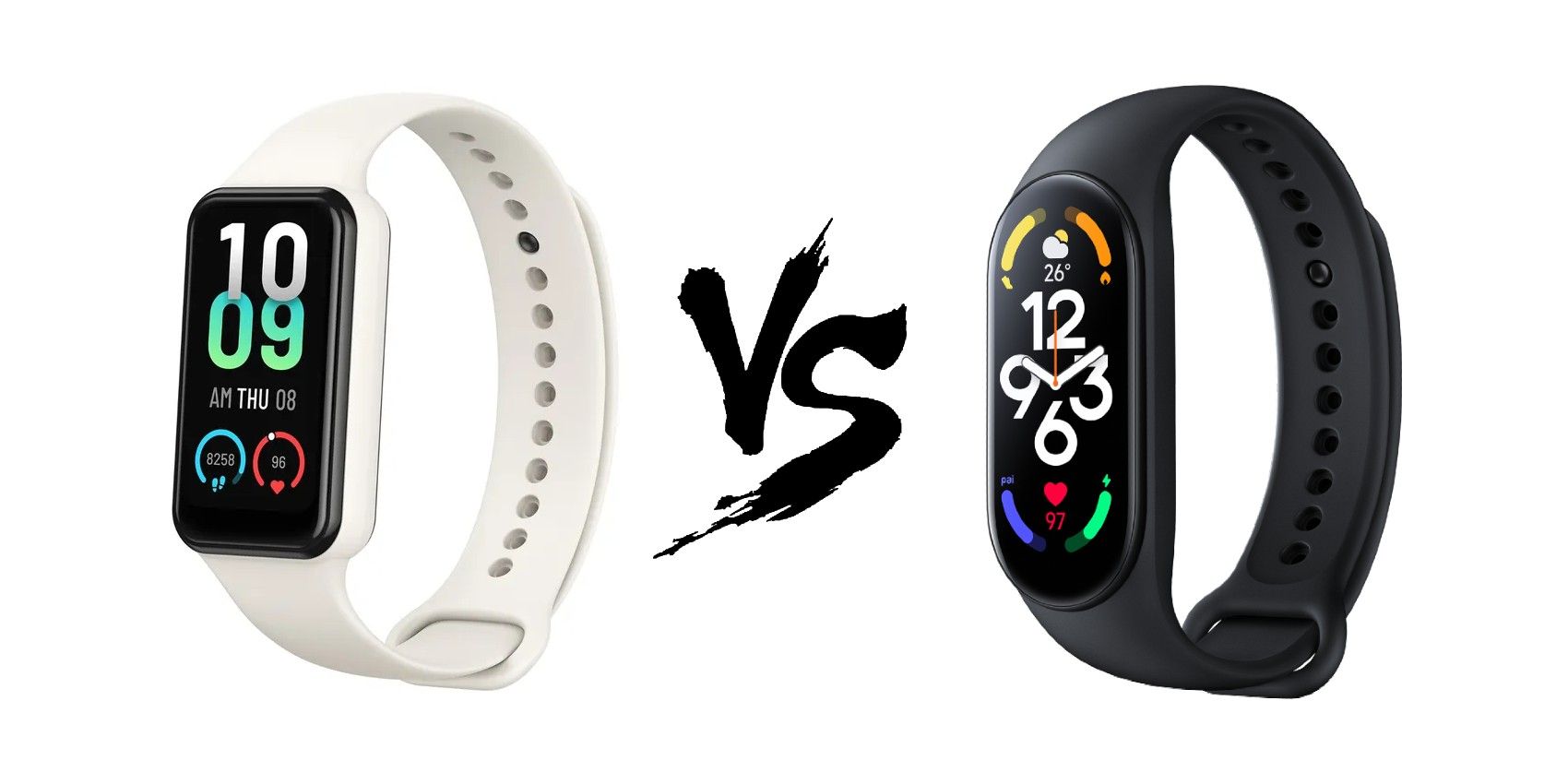 Banda Amazfit 7 vs.  Xiaomi Mi Band 7: rastreadores de fitness baratos comparados