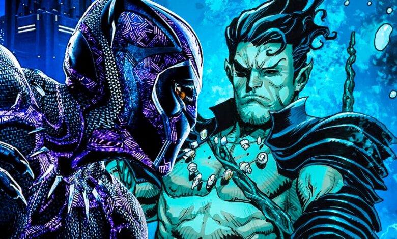 Black Panther 2 Merch aparentemente da un primer vistazo a Namor the Sub-Mariner