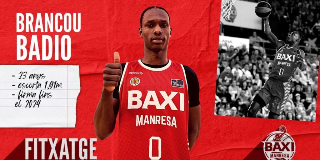 Brancou Badio renueva con el BAXI Manresa hasta 2024