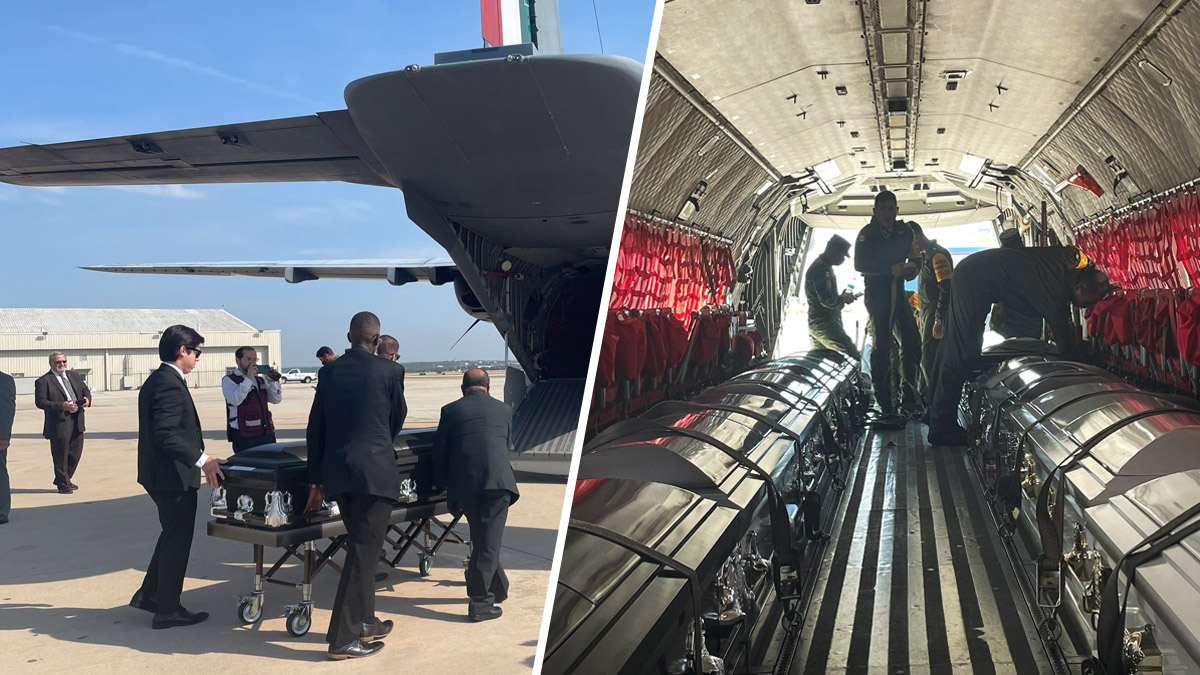 Cancillería de México repatria los primeros cuerpos de los migrantes muertos en el tráiler en San Antonio