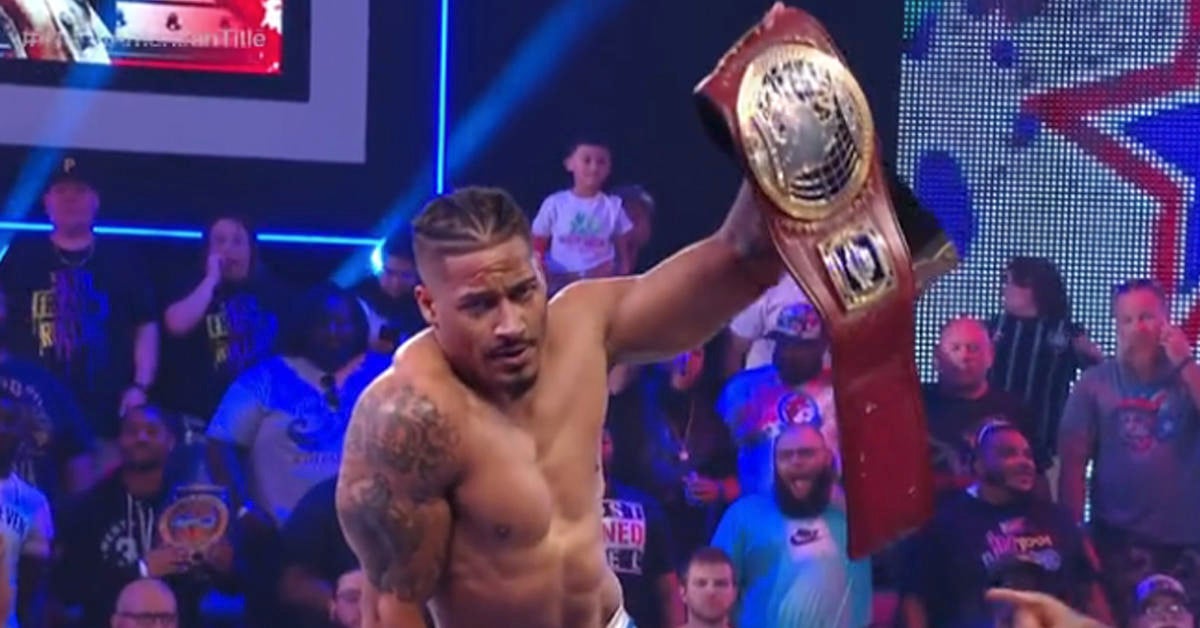 Carmelo Hayes de WWE retiene el título norteamericano de NXT en Great American Bash