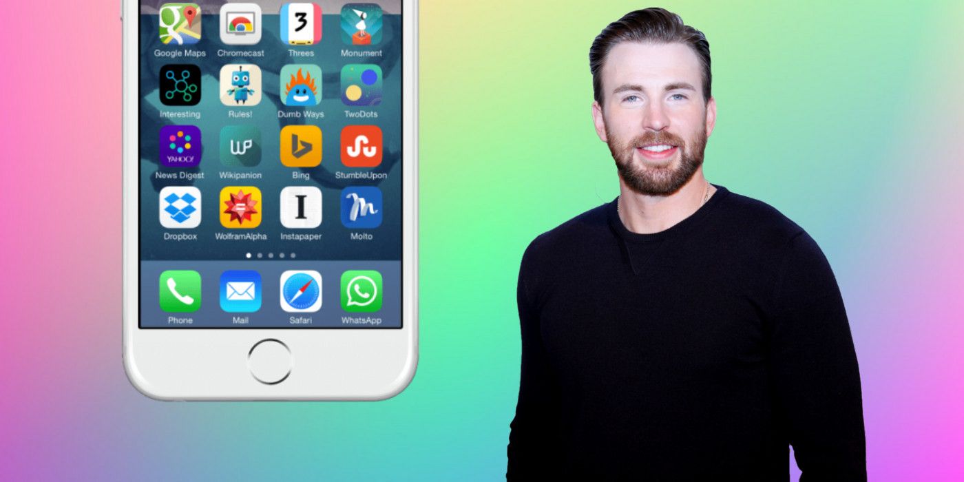 Chris Evans cambió a un iPhone 12 Pro, pero pierde el botón de inicio
