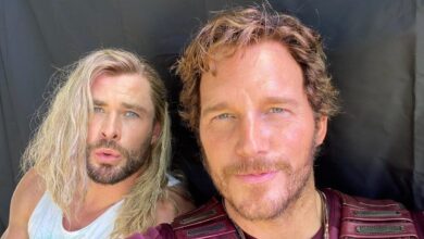 Chris Pratt elogia a Chris Hemsworth con Thor: Love & Thunder Imagen de BTS