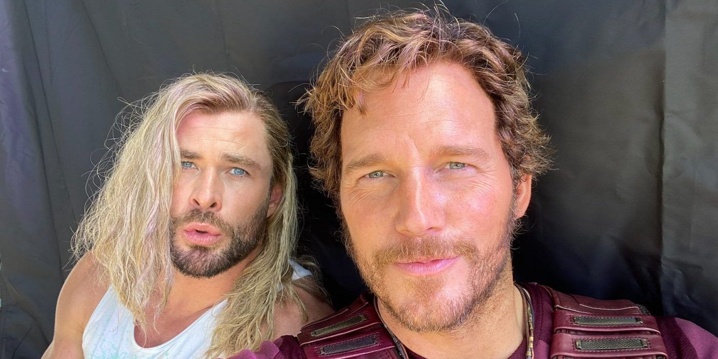 Chris Pratt elogia a Chris Hemsworth con Thor: Love & Thunder Imagen de BTS