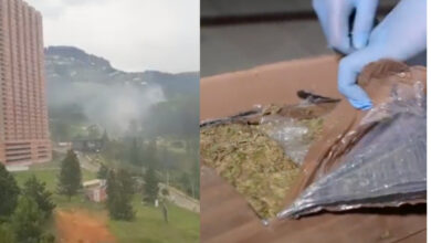 Colombia: vecinos terminan drogados tras quema 'controlada' de marihuana