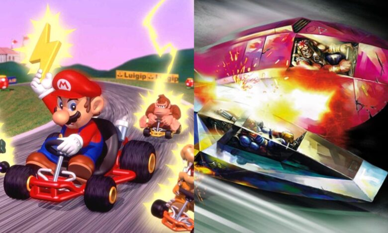 Cómo Mario Kart 64 (casi) intentó ser F-Zero