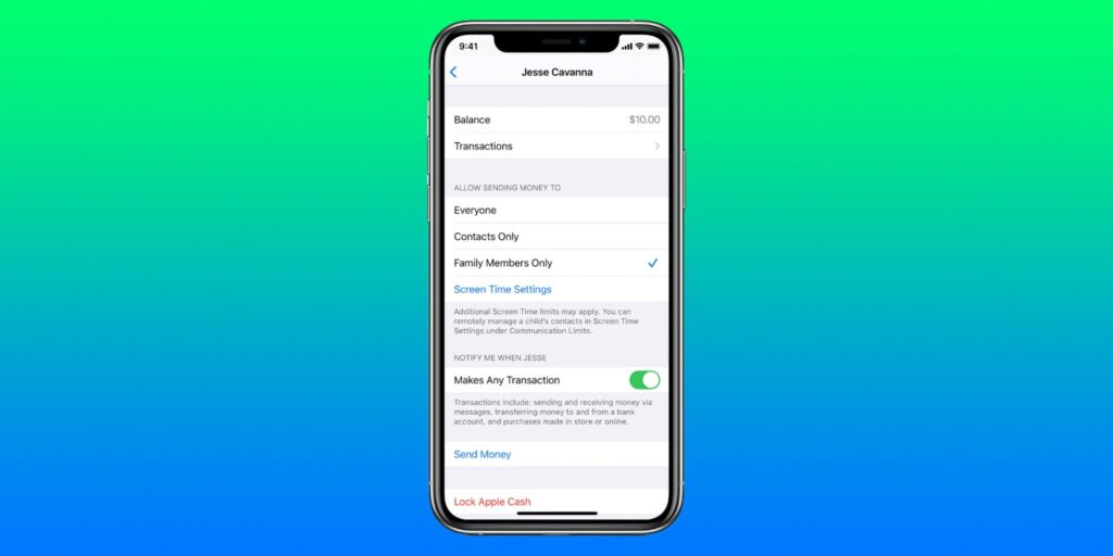 Cómo administrar la asignación en efectivo de Apple de un niño en iPhone