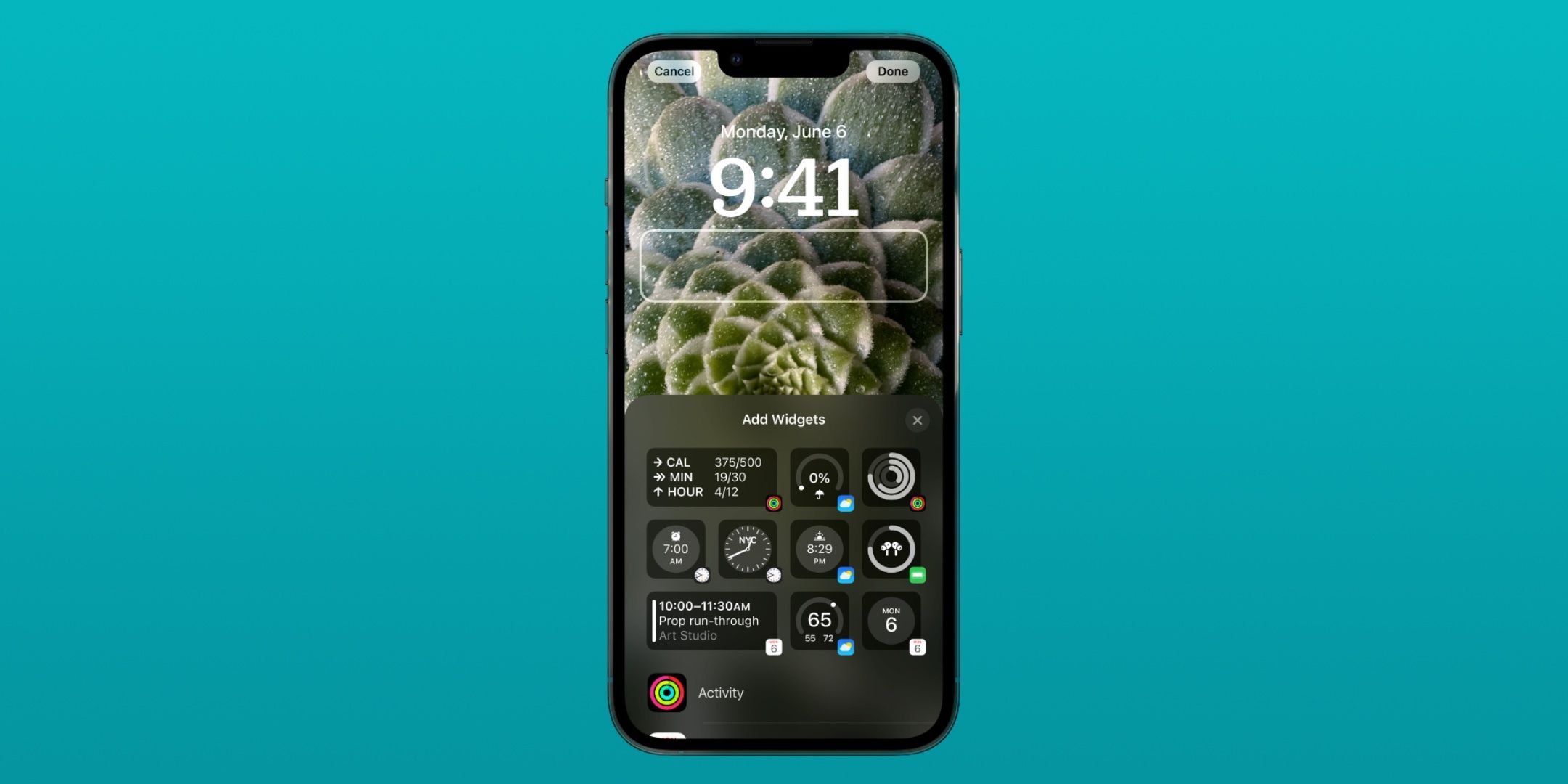 Cómo crear y cambiar rápidamente pantallas de bloqueo en iOS 16