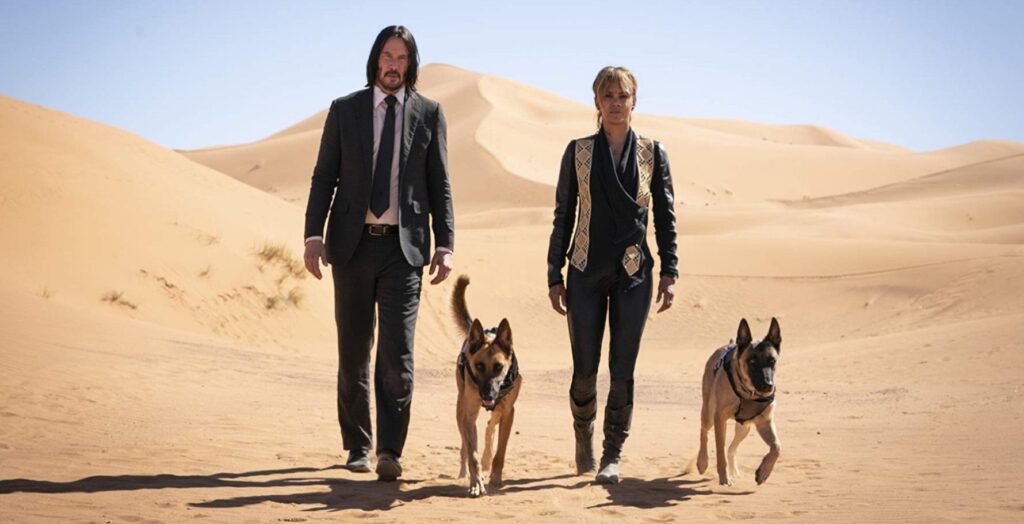 Cómo el equipo de John Wick 3 entrenó perros para morder las entrepiernas de los villanos