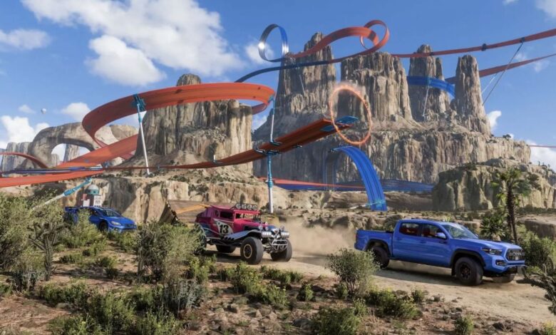 Cómo llegar a Giant's Canyon en Forza Horizon 5 Hot Wheels