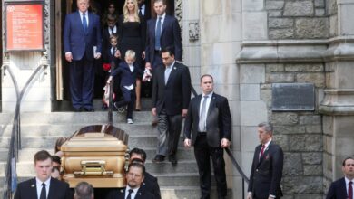 Dan último adiós a Ivana Trump