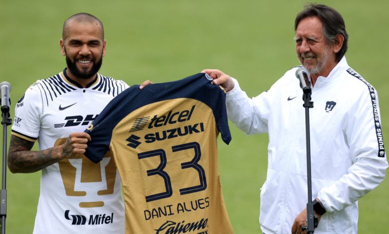 Dani Alves, en su presentación en Pumas: “Soy una persona a la que le gusta dejar un legado”