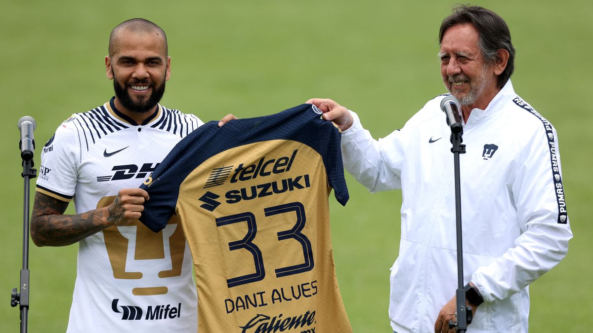 Dani Alves, en su presentación en Pumas: “Soy una persona a la que le gusta dejar un legado”