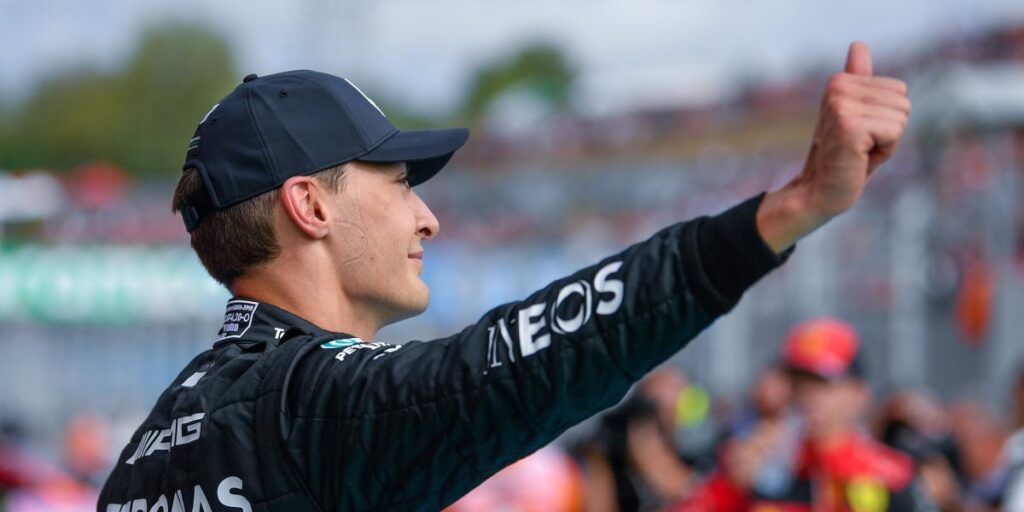 De trabajar hasta las tantas en un día horrible, a la pole de Russell