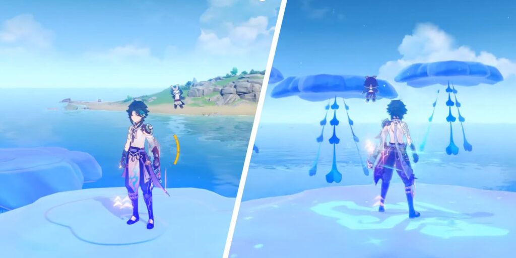 Dónde encontrar todas las medusas flotantes en Genshin Impact