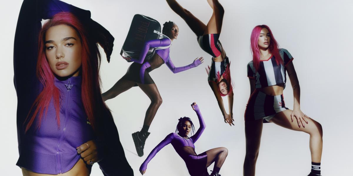 Dua Lipa y Puma lanzan una colección inspirada en el 'rave'