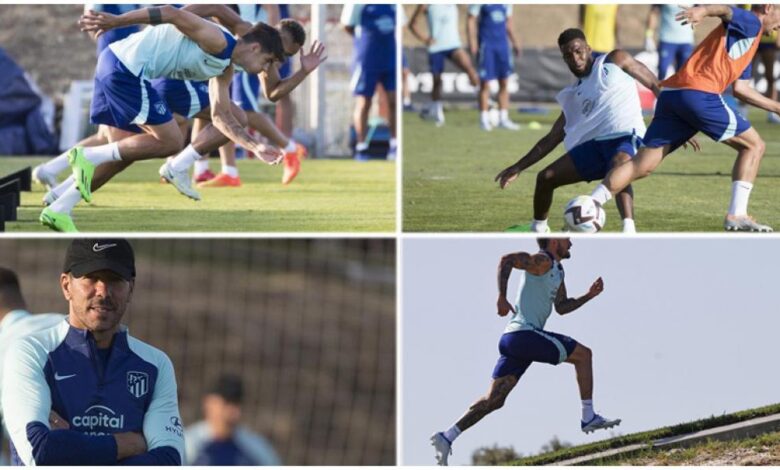 El Atlético pone fin al 'stage' de San Rafael con ocho conclusiones y varias dudas