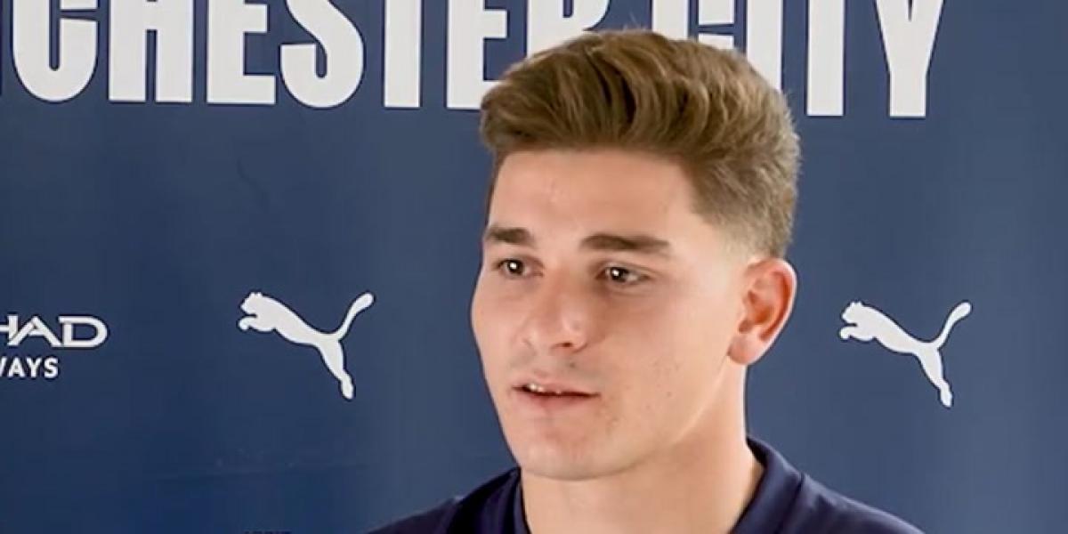 El City anuncia el fichaje de Julián Álvarez