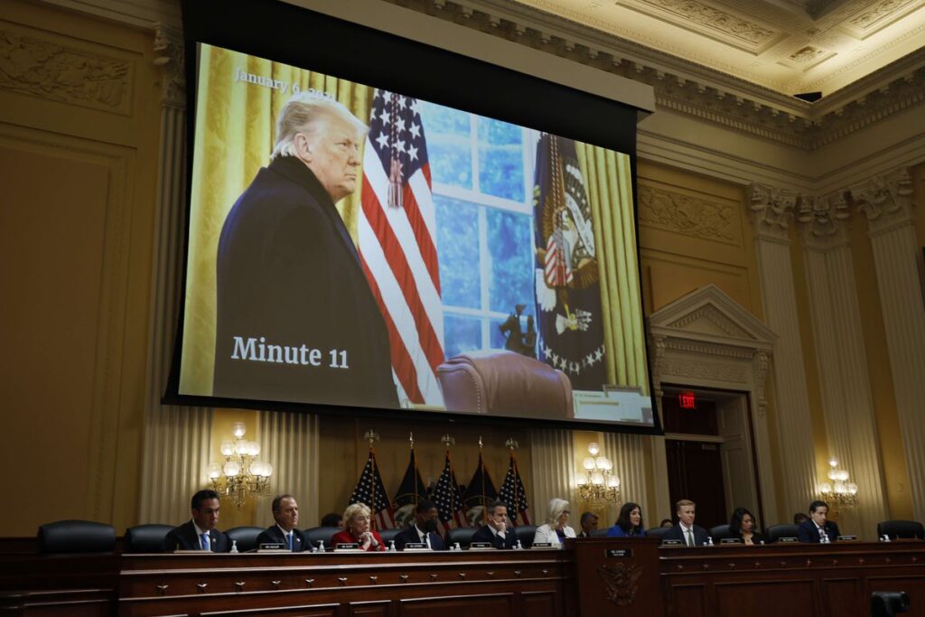 El Congreso prueba que Trump “decidió no actuar” para detener la violencia en el Capitolio